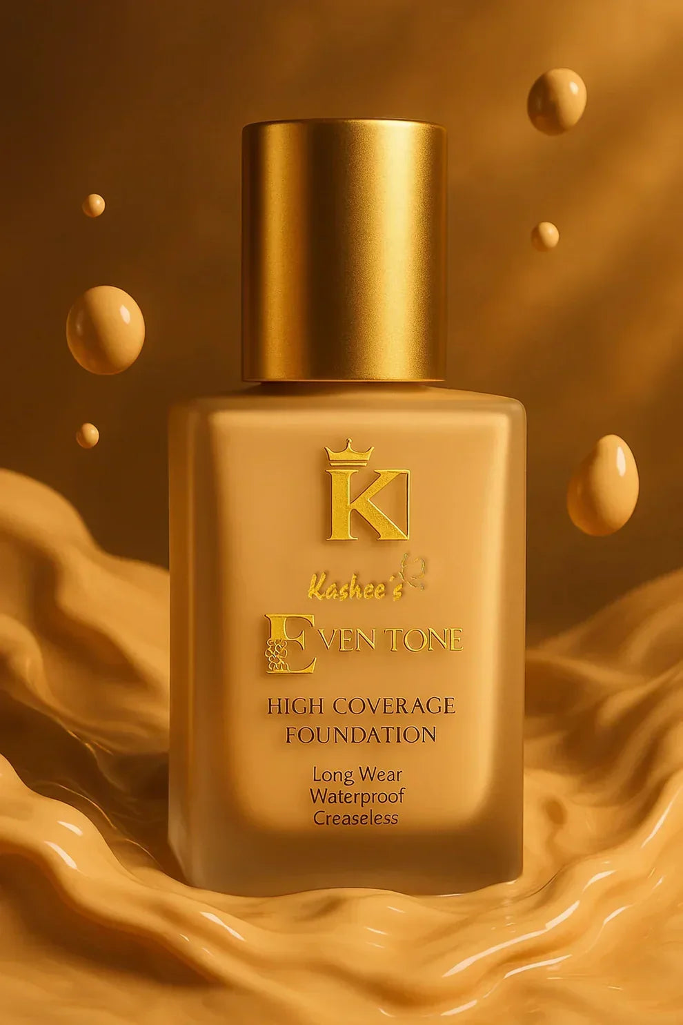Kashee's Eventone High Coverage Foundation+Free Gift (Kashees Compact Powder).